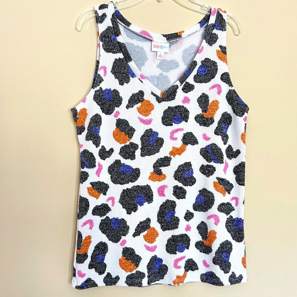 LuLaRoe Multicolor Leopard Print Tank Top
